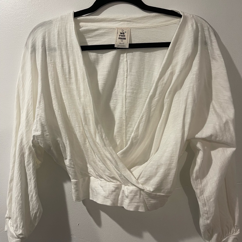 FREE PEOPLE wrap up top size xxs fits like a s/m